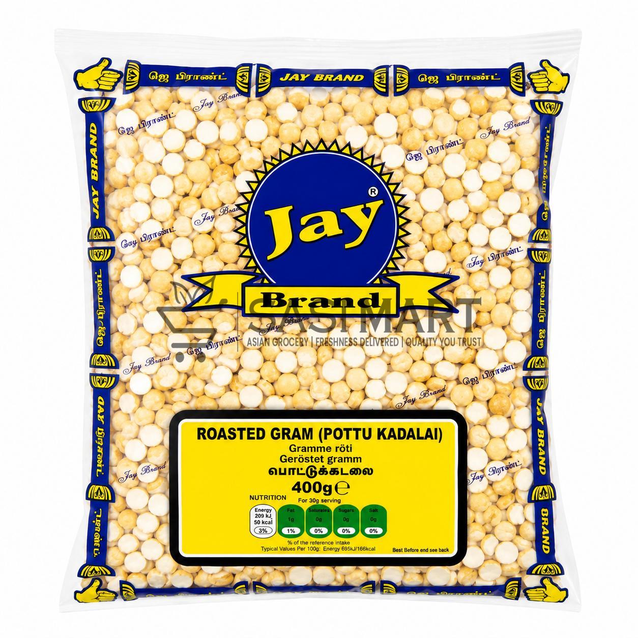 JAY ROASTED GRAM (POTTU KADALAI)- 400g