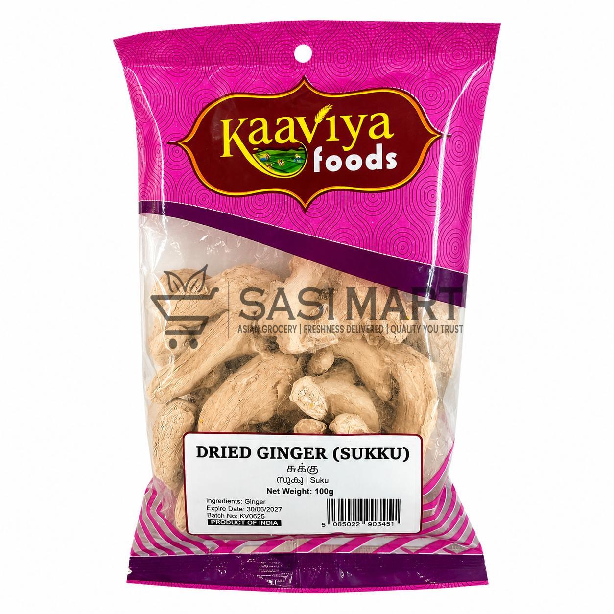 KAAVIYA FOODS DRIED GINGER (SUKKU)-100G
