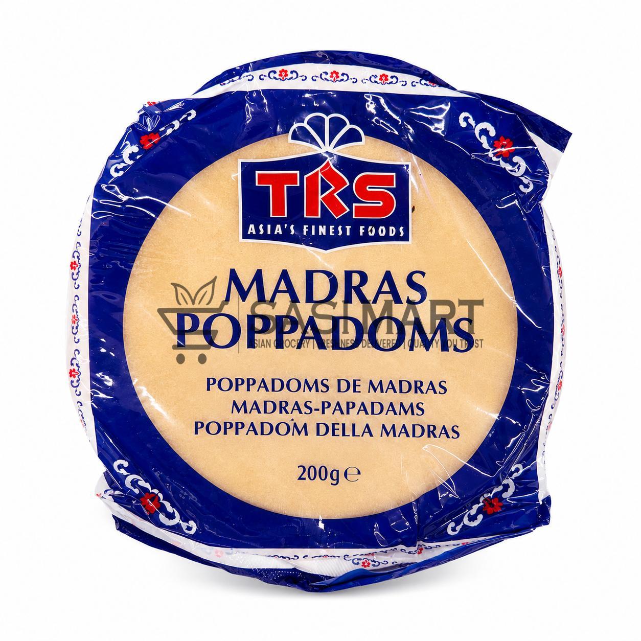 TRS Madras Poppadoms Plain (200g)